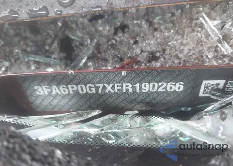 2015 Ford Fusion S из США, поврежденный, VIN 3FA6P0G7XFR190266